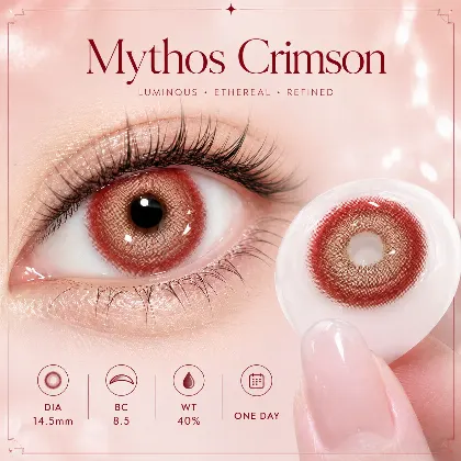 EyeLensy 미토스 크림슨 색렌즈 서클렌즈 원데이