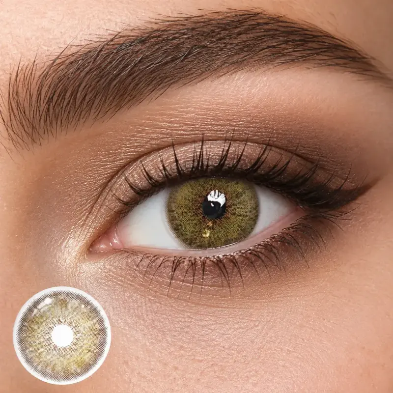 EyeLensy Lille Iris Brun Farvede Kontaktlinser 1 År