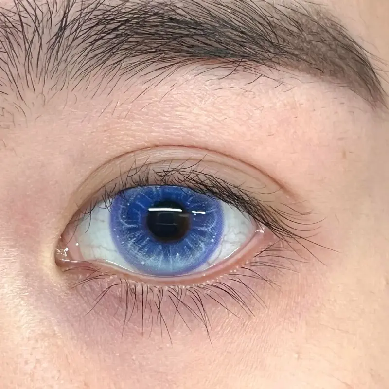 EyeLensy أزرق محيط قنديل البحر عدسات لاصقة ملونة 6 أشهر