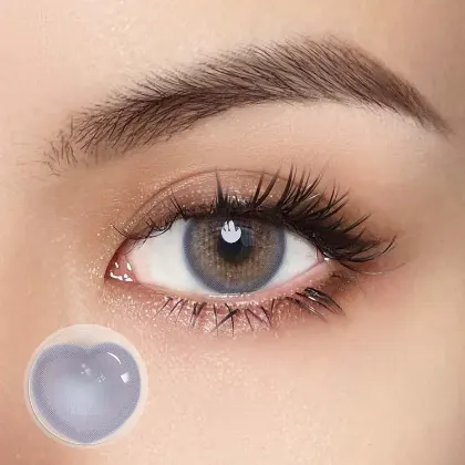EyeLensy Sweet Heart Grey | 1 Year