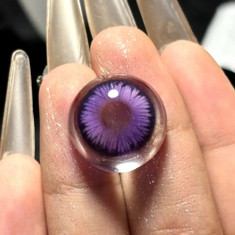 EyeLensy Icy Petal Purple | 6 Months