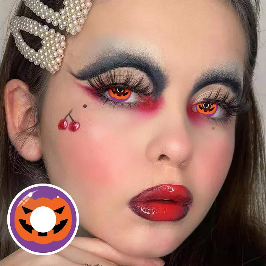 EyeLensy 펌킨 색렌즈 서클렌즈 1년