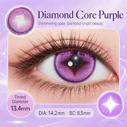 EyeLensy Diamond Core Purple | 1 Day