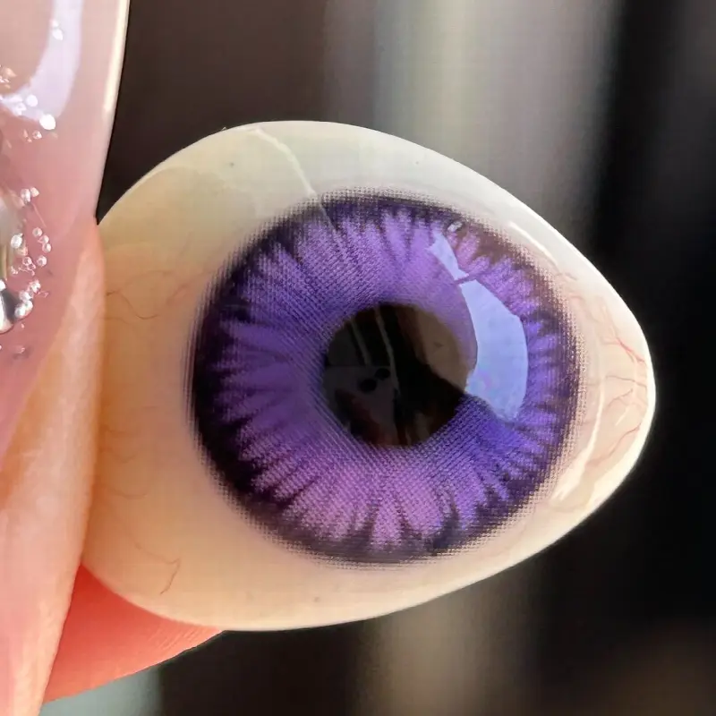 EyeLensy Icy Petal Purple | 6 Months