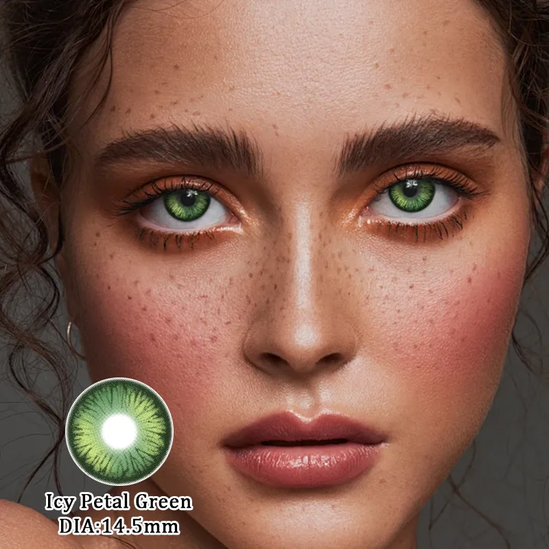EyeLensy Icy Petal Green | 1 Year