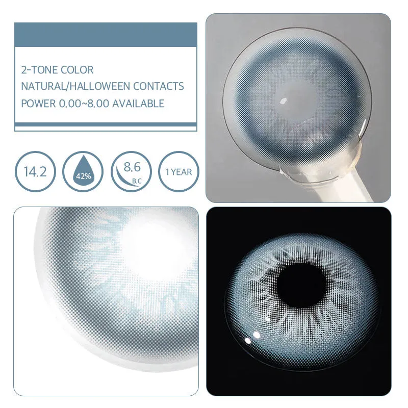 EyeLensy Unspoken Mirage Blue | 1 Year