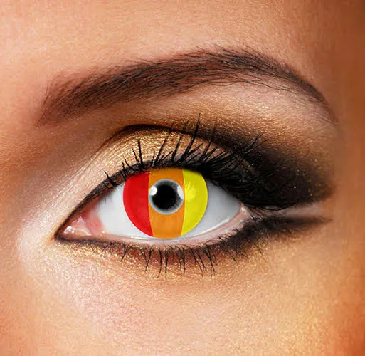 EyeLensy Ylpeys Oranssi Värikontaktit 1 Vuosi