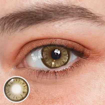 EyeLensy Vanessa Braun Farbige Kontaktlinsen 1 Jahr