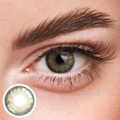 EyeLensy أخضر الكوكيز عدسات لاصقة ملونة سنة واحدة