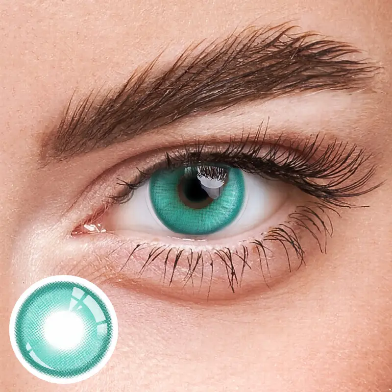 EyeLensy Magisk Korallsjö Färgade Kontaktlinser 1 År