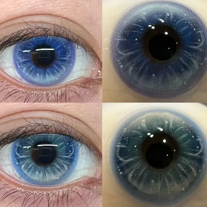 EyeLensy Jellyfish Glow Blue Lentile de Contact Colorate 6 Luni