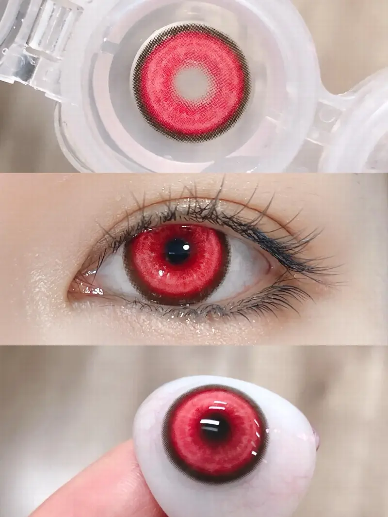EyeLensy Nebula Red | 6 Months