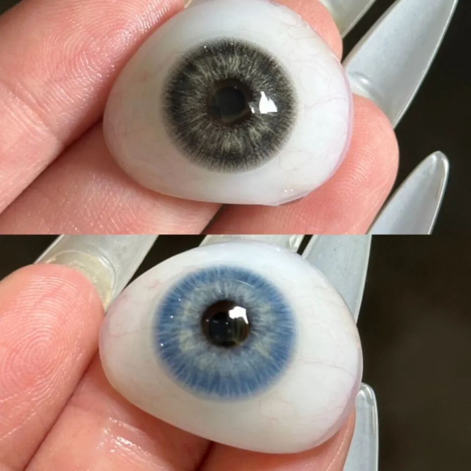 EyeLensy Modrý obvod Barevné Kontaktní Čočky 1 Rok