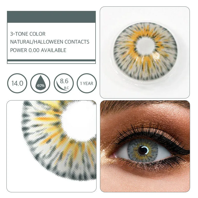EyeLensy New York Gogh Gray  | 1 Year