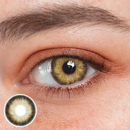 EyeLensy بني الكوكيز عدسات لاصقة ملونة سنة واحدة