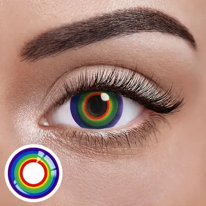 EyeLensy Curcubeu Lentile de Contact Colorate 1 An