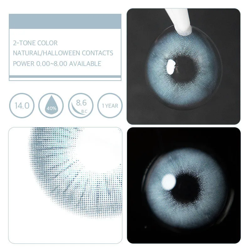 EyeLensy Azul Hora de Roma Lentillas de Color 1 Año
